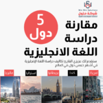 مقارنة دراسة اللغة الانجليزية