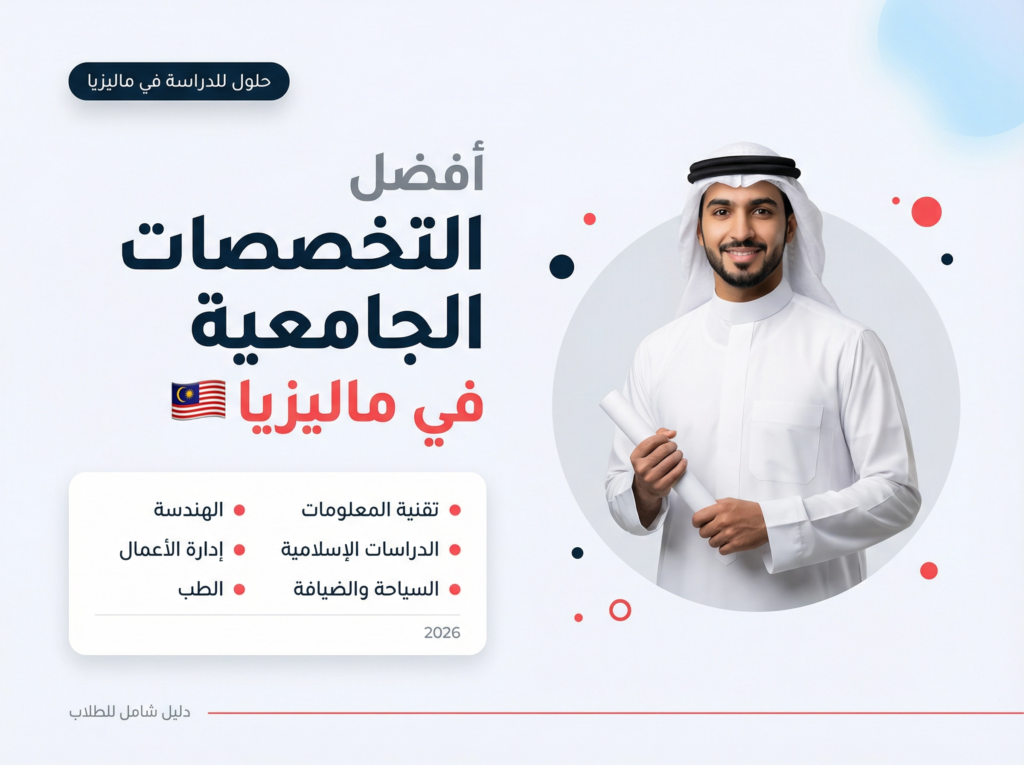 أفضل التخصصات الجامعية في ماليزيا 2026