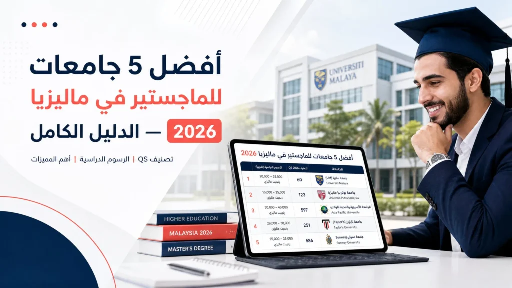 أفضل جامعات ماليزيا للماجستير 2026